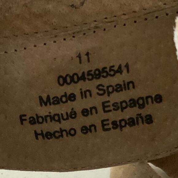 Free People Cedar Leather Buckle Platform Wood Clogs Womens Size 11 Shoes - Picture 13 of 14